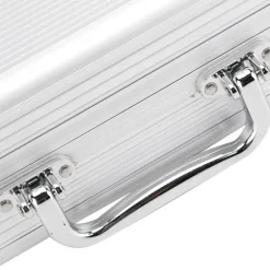 Professionel Groomer Clipper Kuffert - Vejrbestandig Aluminiumskasse med Dobbelte Kombinationslåse for Sikker Multifunktionel Opbevaring