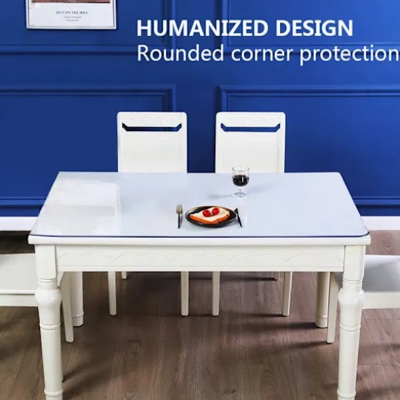 PVC Skrivebordsbeskyttelse - Mange størrelser tyk gennemsigtig plastikbeskyttelse bord, rektangulære sengeborde, kontor- og computerborde, A80*140cm | Fyndiq