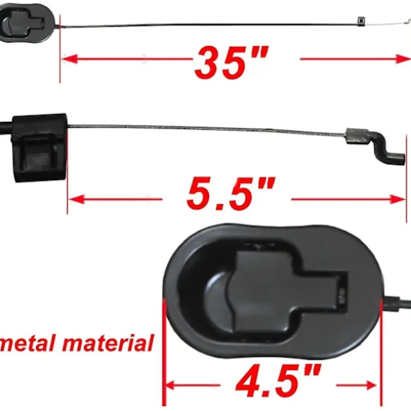 Recliner reservedele - Universal Metal Pull Recliner med kabel