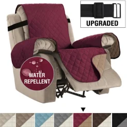 Recliner Sofa Cover Slidstærkt kæledyrssofahynde Anti-snavs S