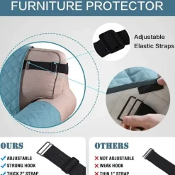 Recliner Sofa Cover Slidstærkt kæledyrssofahynde Anti-snavs S