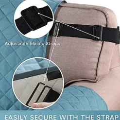 Recliner Sofa Cover Slidstærkt kæledyrssofahynde Anti-snavs S