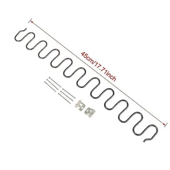 Reservedele til sofasædefjedre, møbelfjeder med clips, 45cm 50cm 60cm 65cm 70cm lang Ressort Hardware (FMY) 45cm