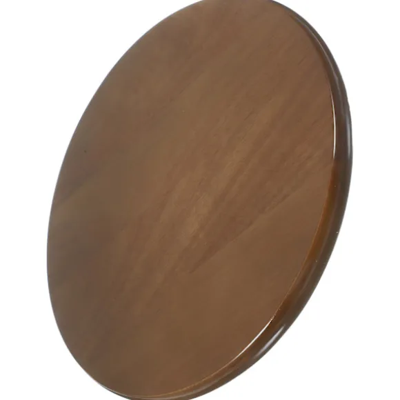 Restaurant træ rund skammelbetræk kantine skammel bar skammel udskiftning (29,5X29,5X2CM, som vist på billedet)