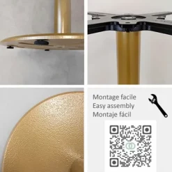 Rome model guld metal base gyllene