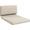 Rootz 2 -i -1 foldning hvilestol - gæstemadras - doven sofa - maksimal komfort - 120W x 80d x 75H cm (stol), 120W x 275d x 10H cm (seng) - brun