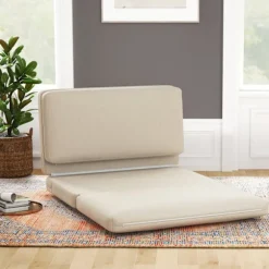 Rootz 2 -i -1 foldning hvilestol - gæstemadras - doven sofa - maksimal komfort - 120W x 80d x 75H cm (stol), 120W x 275d x 10H cm (seng) - brun