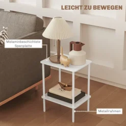 Rootz 2 -lags sidebord - Accent Bord - Sofabord - Ekstra opbevaring - 40 cm x 30 cm x 52,2 cm
