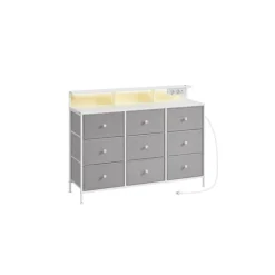 Rootz 9 Skuffekiste - Opbevaringsenhed - Kommode - LED -belysning - Rumbesparende - 33,5 x 114 x 84 cm