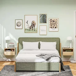 Rootz 2 -stykke væg Bedstabel sæt - natbord - Bedstabel - Rumbesparende design - 45 x 35 x 27,5 cm