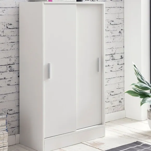 Rootz arkivskab træ 60 x 107,5 x 28,5 cm hvid - Design multifunktionsskab - Kontorskab Moderne - Kommode Hallmøbler - Skænk entre kommode - Lille opbe | Fyndiq