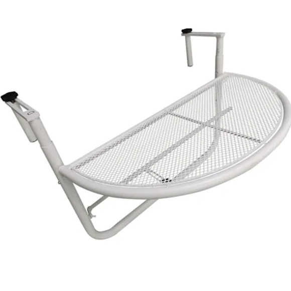 Rootz Balcony Hængebord - Hvid - Metal - 23,62 cm x 17,71 cm x 19,68 cm