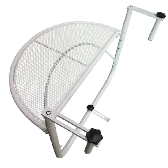 Rootz Balcony Hængebord - Hvid - Metal - 23,62 cm x 17,71 cm x 19,68 cm