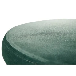 Rootz barstol fløjlsgrøn skammel uden ryglæn 58 - 79 cm - Køkkentaburet stof - metal 100kg - Design barstol bordstol roterende bistrostol