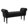 Rootz BedBench - Sort - Konstrueret træ, skum - 40,15 cm x 12,2 cm x 20,07 cm