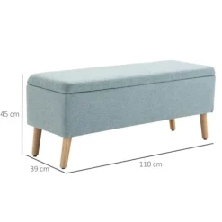 Rootz bænksæde - brystbænk - bænk - 110 cm x 39 cm x 45 cm