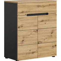 Rootz Canu Shoe Cabinet - Garderobearrangør - Skoopbevaring - Bæredygtig - 80 cm x 94 cm x 37 cm, grå, høj kvalitet - Tidløs design