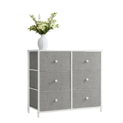 Rootz Chest of skuffe Closet - Fabric Dresser - Storage Cabinet - Letvægt - 30 x 80 x 71 cm