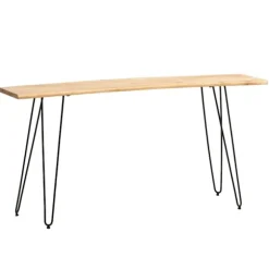 Rootz Chic Console Table - Modern Console Table - Expressive møbler - Håndlavet kvalitet - 150 cm x 36 cm x 75 cm