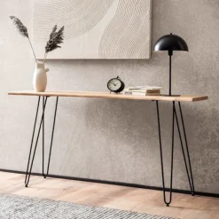 Rootz Chic Console Table - Modern Console Table - Expressive møbler - Håndlavet kvalitet - 150 cm x 36 cm x 75 cm