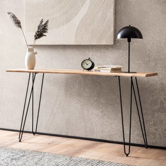 Rootz Chic Console Table - Modern Console Table - Expressive møbler - Håndlavet kvalitet - 150 cm x 36 cm x 75 cm