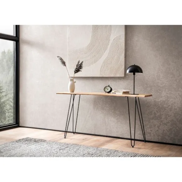 Rootz Chic Console Table - Modern Console Table - Expressive møbler - Håndlavet kvalitet - 150 cm x 36 cm x 75 cm