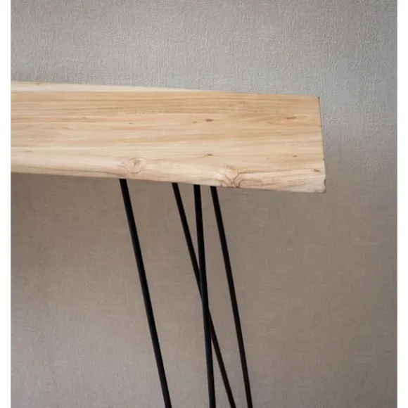 Rootz Chic Console Table - Modern Console Table - Expressive møbler - Håndlavet kvalitet - 150 cm x 36 cm x 75 cm