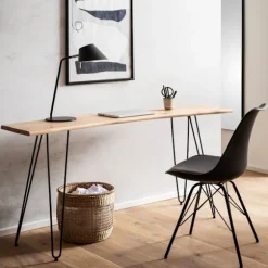 Rootz Chic Console Table - Modern Console Table - Expressive møbler - Håndlavet kvalitet - 150 cm x 36 cm x 75 cm