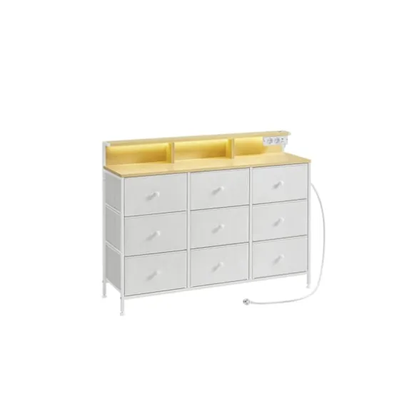 ROOTZ CHOST OF THEBLEERS - KOLLER - Opbevaringsenhed - LED -belysning - 33,5 T x 114 W x 84 H cm - Cloud White - Funktionelt design