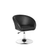 Rootz design relax lænestol lounge lænestol syntetisk læder cocktail lænestol sort - Drejelig lænestol - Spisestuestol 120 kg - Club lænestol læder lo | Fyndiq