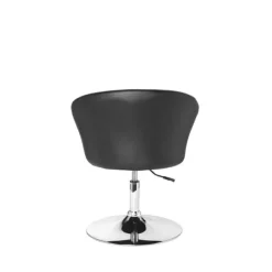 Rootz design relax lænestol lounge lænestol syntetisk læder cocktail lænestol sort - Drejelig lænestol - Spisestuestol 120 kg - Club lænestol læder lo | Fyndiq