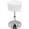 Rootz Designer Hocker - Taburet - Siddestol - Drejeligt sæde - Justerbar stol - Moderne skammel - Roterende sæde - Hvid - 15,7x15,7x10,2 tommer