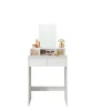 Rootz Dressing Bord med spejl - Frisørstabel - Vanity Desk - Rummelig opbevaring - 40 x 60 x 127 cm