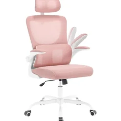 Rootz Ergonomic Office Chair - Mesh drejestol - Computerstol - Lændestøtte - Justerbar nakkestøtte - 62cm x 116-123,5cm x 69,5cm