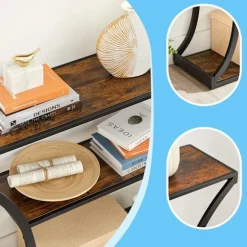 Rootz Flurt Console Table - Hallway Table - Entryway Table - Rumbesparende design - 120 cm x 30 cm x 80 cm