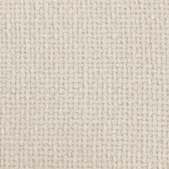 Rootz fodskammel - osmannisk, puf - Chenille polstret skammel - Stålben, blød pude, behagelige siddepladser - 45 x 41 x 38 cm, hvid