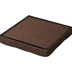 Rootz foldbar opbevaringsskammel - osmannisk bænk - Kompakt skammel - MDF E1-struktur - Åndbar linned - 37,5 cm x 38 cm x 37,5 cm