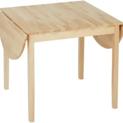 Rootz Foldbart ovalt spisebord - Rumbesparende bord - Solid træbord - Optimer plads - 140L x 70b x 75 timer cm