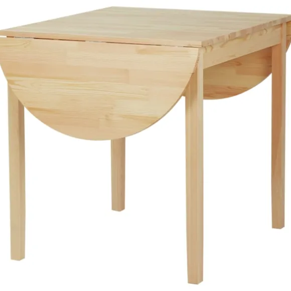 Rootz Foldbart ovalt spisebord - Rumbesparende bord - Solid træbord - Optimer plads - 140L x 70b x 75 timer cm