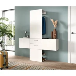 Rootz garderobe kombination - skabssæt - opbevaringsarrangør - rumbesparende design - 156 cm x 190 cm x 36 cm