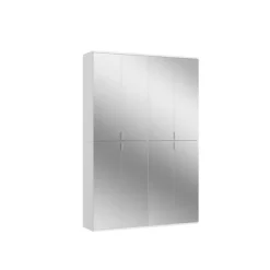 Rootz High -Gloss White Garderobe Set - Træmateriale - Blankt finish - Optimal opbevaring - 122 cm x 193 cm