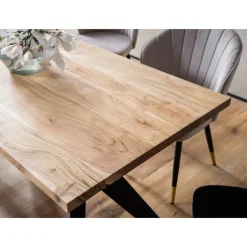 Rootz -håndlavet spisebord - loftstil - Moderne bord - Unik design - Sæder 8 - 180 cm x 90 cm x 76 cm