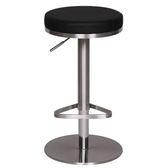 Rootz Holdbar M7 Barstol rustfri sort stol moderne skammel justerbar design barstol roterbar stabil