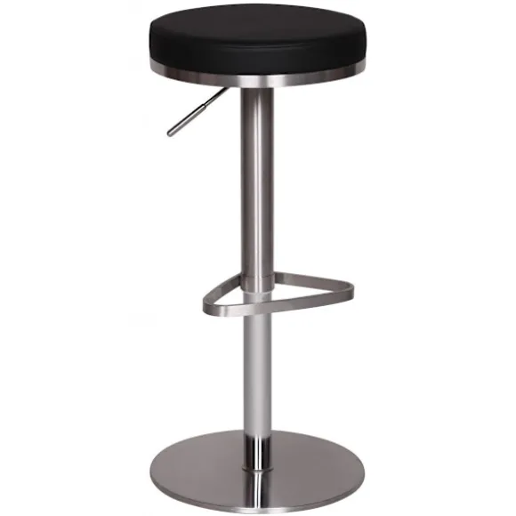 Rootz Holdbar M7 Barstol rustfri sort stol moderne skammel justerbar design barstol roterbar stabil