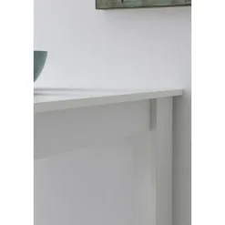 Rootz Hvid 120 x 107,5 x 60 cm Barbord Køkkenbord i træ - Bardisk med integreret hylde - Bar Bistro Bord Køkken Rektangulært - Festbord træbord - Vægm | Fyndiq