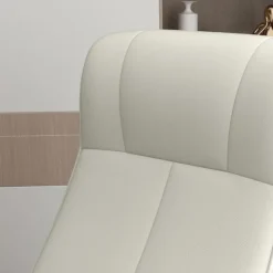 Rootz hvilestol & afføring sæt - tv -lænestol - drejestol - ergonomisk komfort - hvid - 69L x 71W x 104H cm