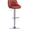 Rootz Justerbar Barstol i imiteret læder - Bordstol - Drejeligt sæde - Højdejusterbar, 360° rotation, Ergonomisk komfort - 84cm til 106cm x 38cm x 35c | Fyndiq