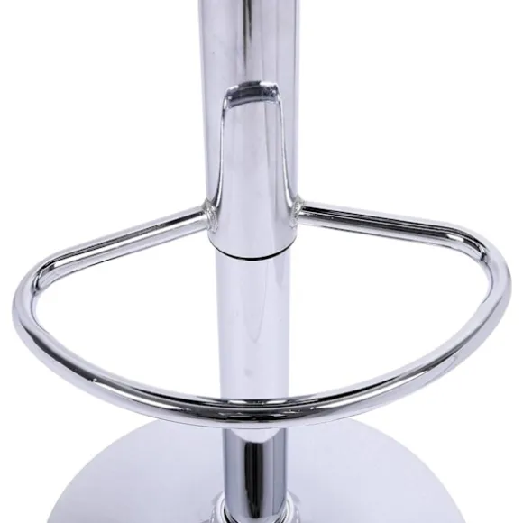 Rootz Justerbar Barstol i imiteret læder - Bordstol - Drejeligt sæde - Højdejusterbar, 360° rotation, Ergonomisk komfort - 84cm til 106cm x 38cm x 35c | Fyndiq