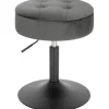 Rootz Justerbar Velvet Barstol - Skrankestol - Drejelig skammel - Holdbar, Moderne, Multifunktionel - Sædediameter 39,5 cm, Højde 49,5-65 cm, Basediam | Fyndiq