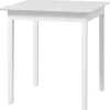 Rootz Køkkenbord - Spisebord - Firkantet bord - Moderne Design - Massivt fyrretræ - 75cm x 75cm x 76cm - Hvid
